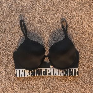 36DD VS PINK bra with PINK elastic band